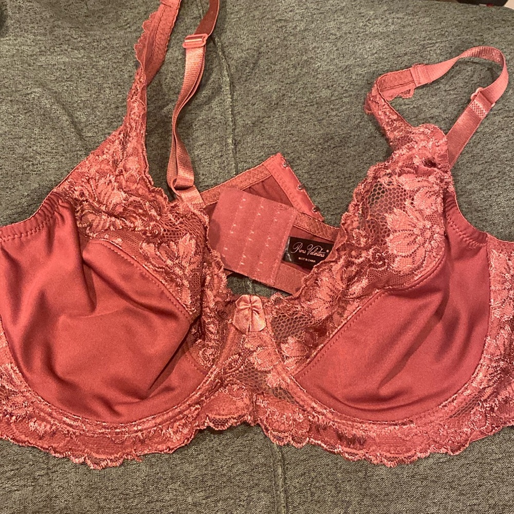 Prima Valentina burgundy lace bra